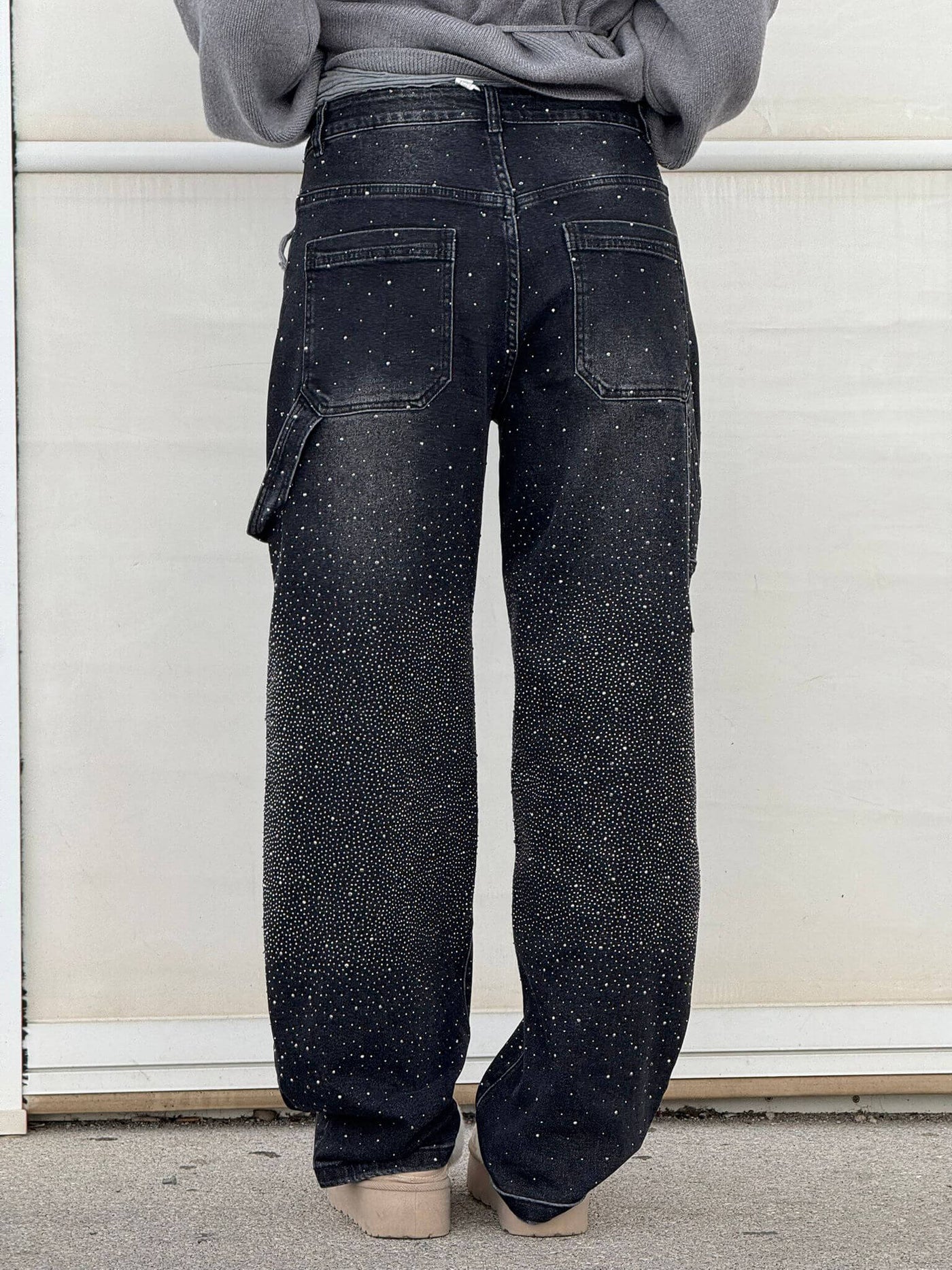 Balloon Carpenter Shine Denim Jeans - Noémie Belmonte